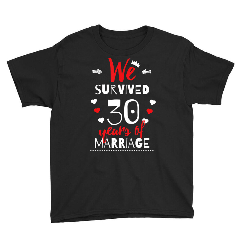 Funny 30th Wedding Anniversary Gifts For Couples Youth Tee | Artistshot