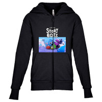 Ask The Storybots Youth Zipper Hoodie | Artistshot