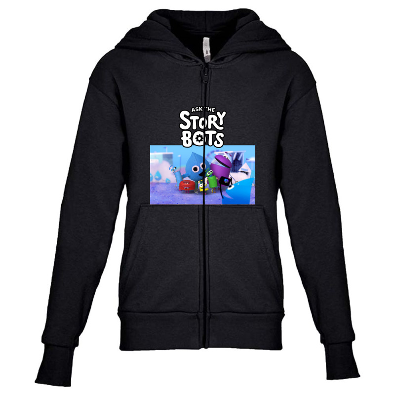 Ask The Storybots Youth Zipper Hoodie by bakarjenggotan | Artistshot