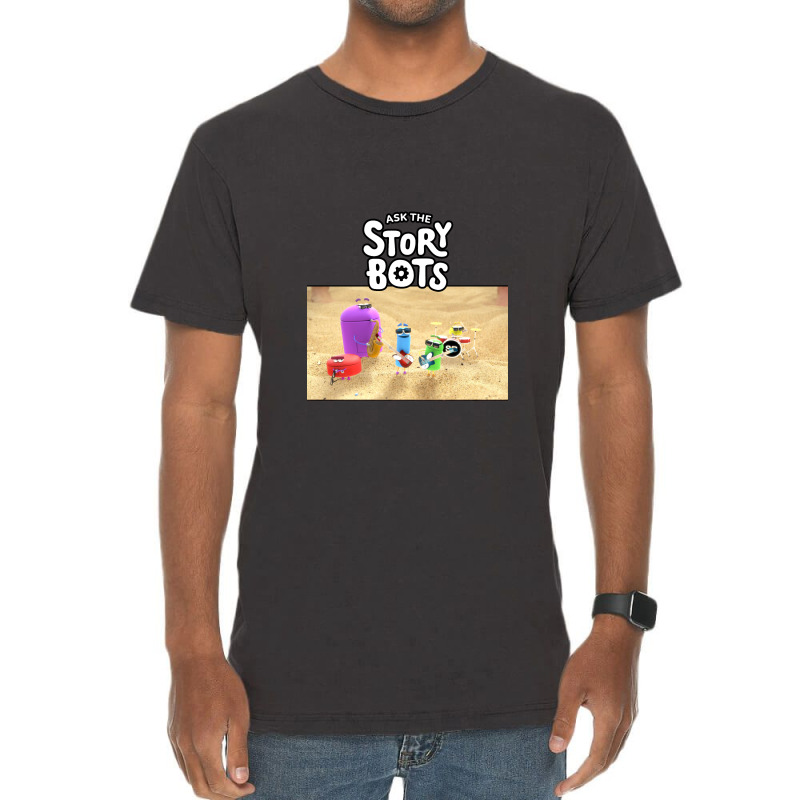 Ask The Storybots Vintage T-Shirt by bakarjenggotan | Artistshot