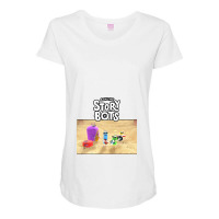 Ask The Storybots Maternity Scoop Neck T-shirt | Artistshot