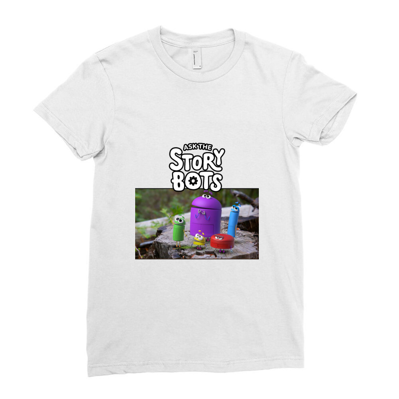 Ask The Storybots Ladies Fitted T-Shirt by bakarjenggotan | Artistshot