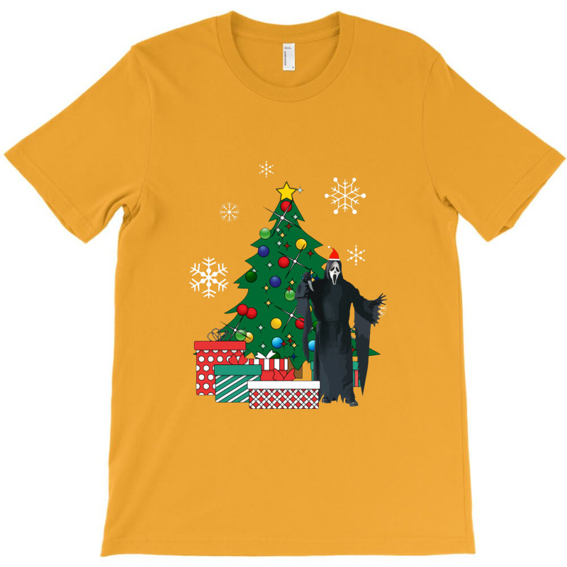 Scream Ghostface Around The Christmas Tree  Scream T-shirt | Artistshot