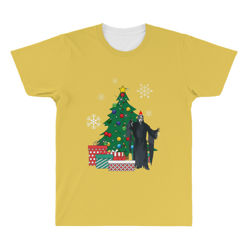 Scream Ghostface Around The Christmas Tree  Scream All Over Men's T-shirt | Artistshot