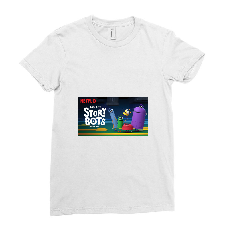 Ask The Storybots Ladies Fitted T-Shirt by bakarjenggotan | Artistshot