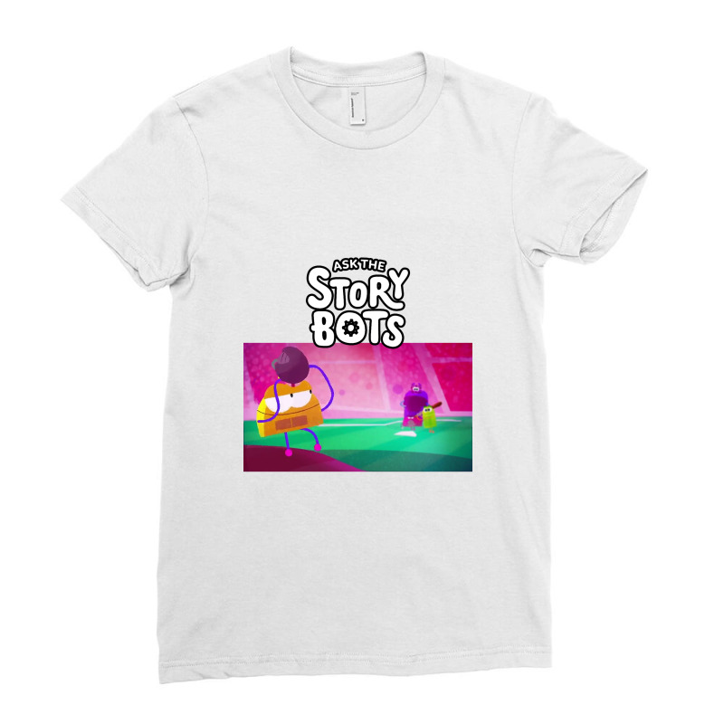 Ask The Storybots Ladies Fitted T-Shirt by bakarjenggotan | Artistshot