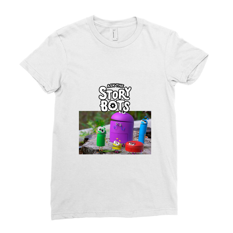 Ask The Storybots Ladies Fitted T-Shirt by bakarjenggotan | Artistshot