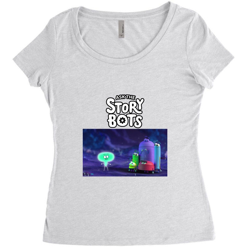 Ask The Storybots Women's Triblend Scoop T-shirt by bakarjenggotan | Artistshot