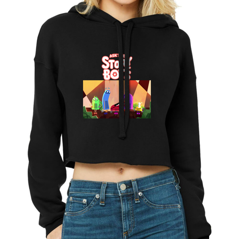 Ask The Storybots Cropped Hoodie by bakarjenggotan | Artistshot