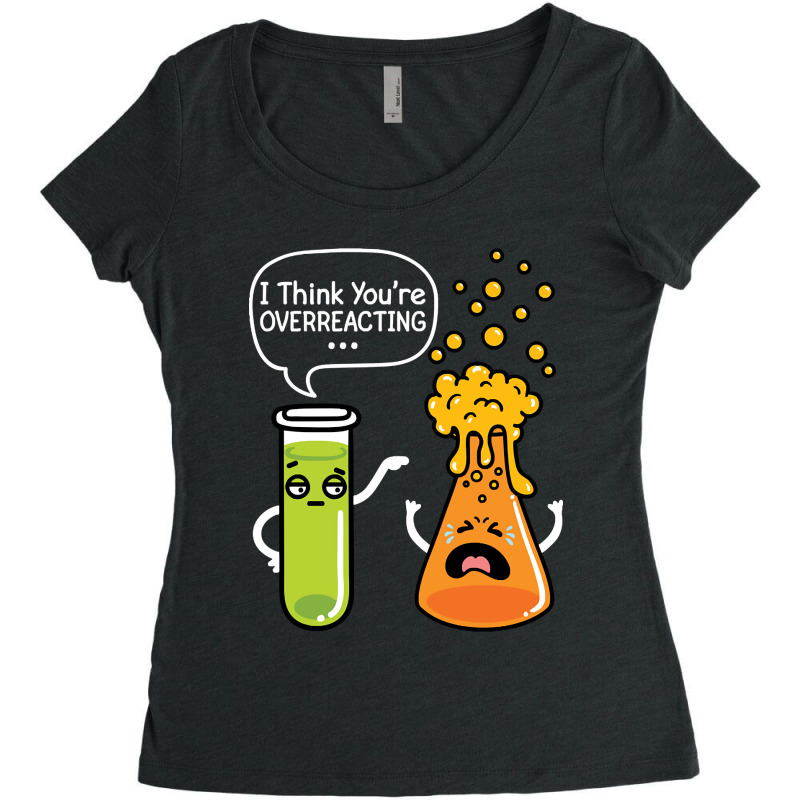 I Think You're Overreacting Women's Triblend Scoop T-shirt by Rios Arevalo | Artistshot