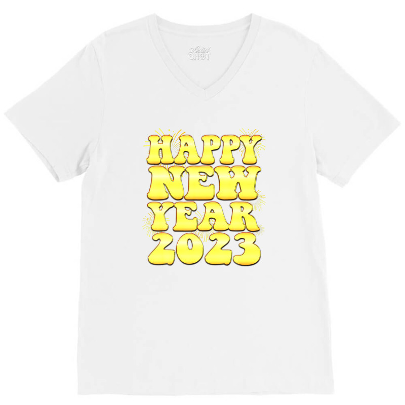 Goodbye 2022 Hello 2023 - New Year 2023 V-neck Tee | Artistshot