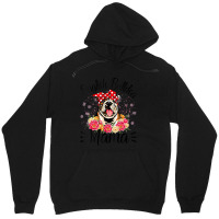 English Bulldog Mama Florals Cute Dog Mom Mother's Day Unisex Hoodie | Artistshot