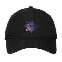 Purple Mandala Sacred Geometry Yogis Meditation Art Yoga Mantra Good V Adjustable Cap | Artistshot