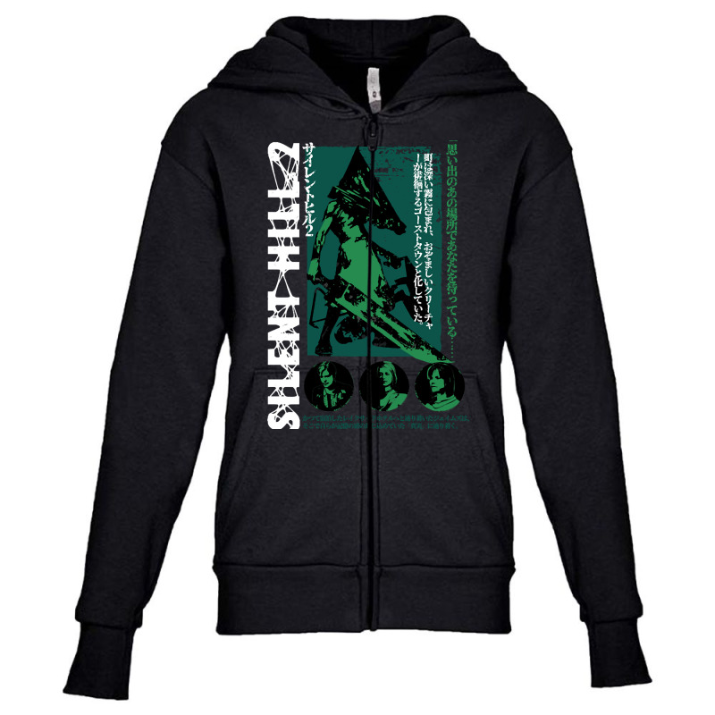 Pyramid Head Youth Zipper Hoodie | Artistshot