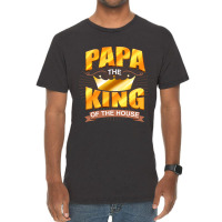 Papa The King Vintage T-shirt | Artistshot