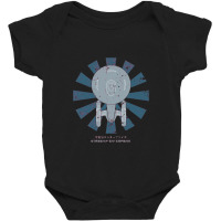 Starship Enterprise Retro Japanese Baby Bodysuit | Artistshot