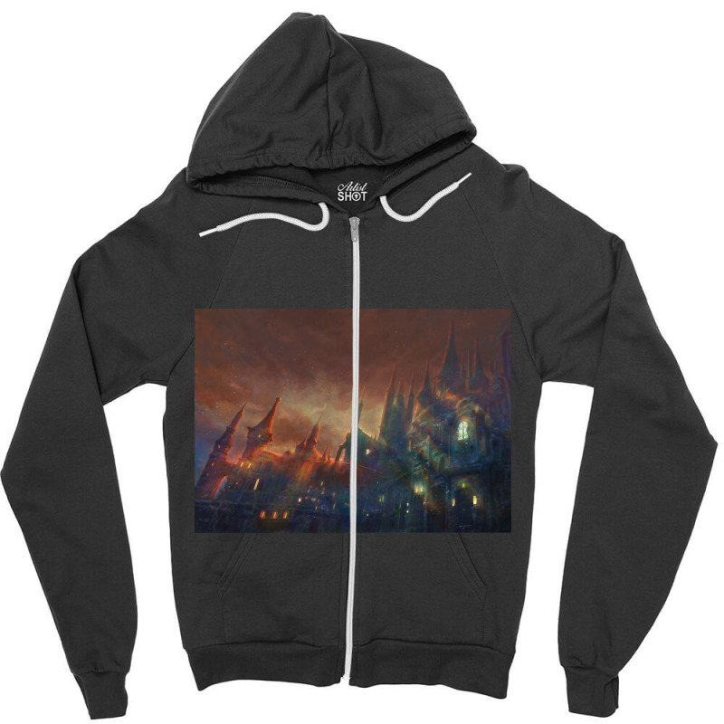 The Holy See Of Ishgard Zipper Hoodie | Artistshot