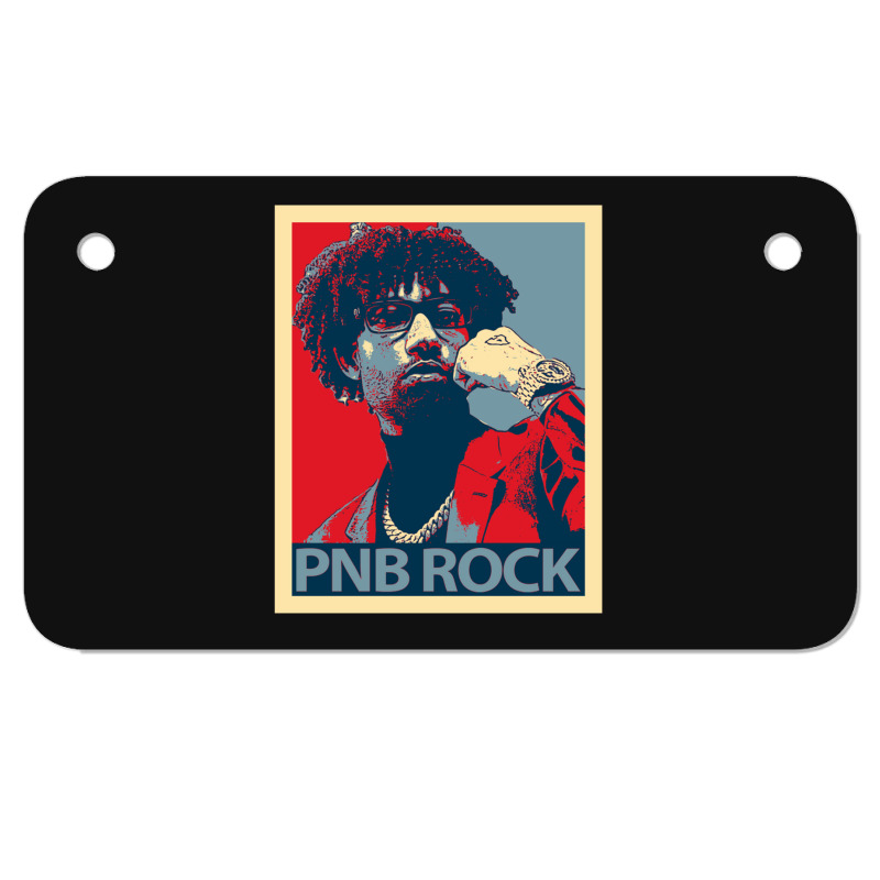 Rip Pnb Rock 1 Motorcycle License Plate | Artistshot