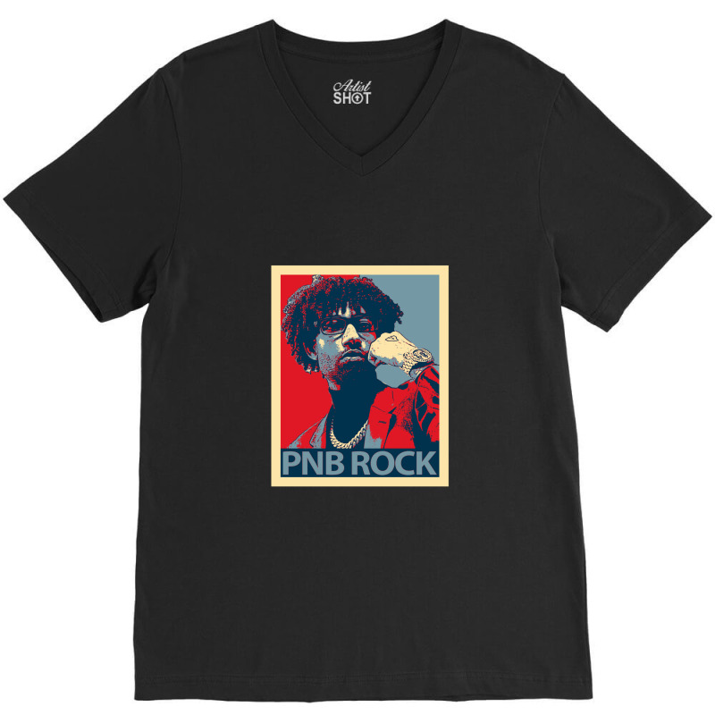 Rip Pnb Rock V-neck Tee | Artistshot