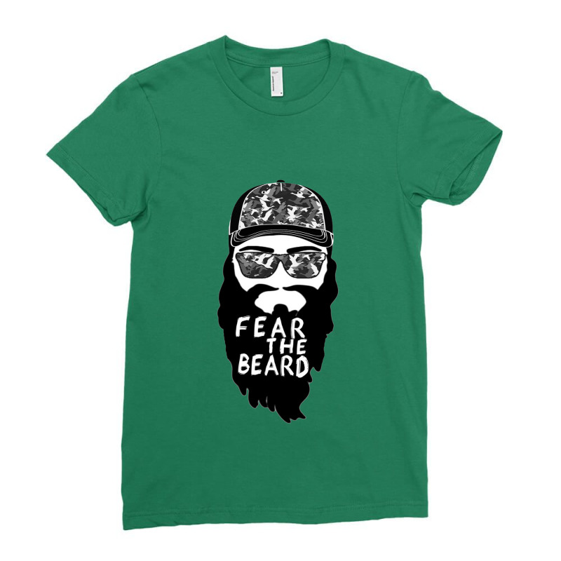 Fear The Beard Shirt Ladies Fitted T-Shirt by kynekel | Artistshot