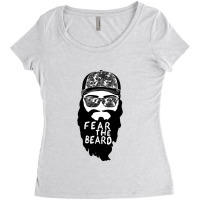 Fear The Beard Shirt Women's Triblend Scoop T-shirt | Artistshot