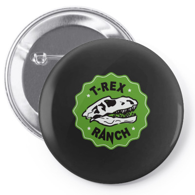 T Rex Ranch Pin-back Button Designed By Jablay