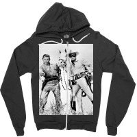 Lone Ranger And Tonto Zipper Hoodie | Artistshot