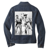 Lone Ranger And Tonto Ladies Denim Jacket | Artistshot