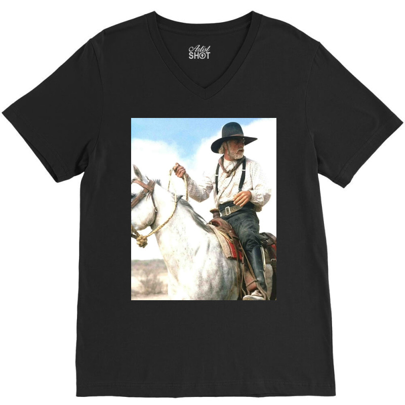 Lonesome Dove V-Neck Tee by delorasali | Artistshot