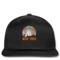 Womens New York Ny Skyline Baseball Vintage Met At Gameday V-neck Printed Hat | Artistshot