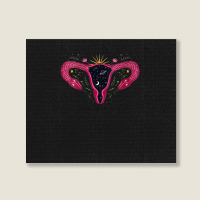 Womens No Country For Old Men Uterus Vagina Feminist Women Rights V-ne Landscape Canvas Print | Artistshot