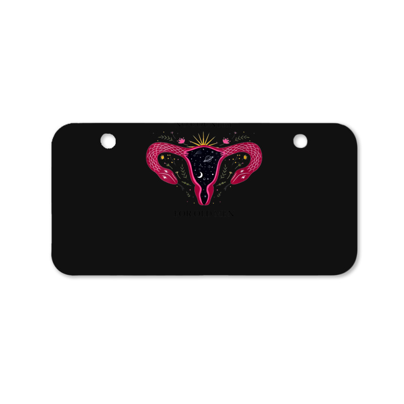 Womens No Country For Old Men Uterus Vagina Feminist Women Rights V-ne Bicycle License Plate | Artistshot