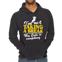 I'm Not Taking A Break My Code Is Compiling Coder Programmer Vintage Hoodie | Artistshot