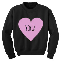 Love Yoga Youth Sweatshirt | Artistshot