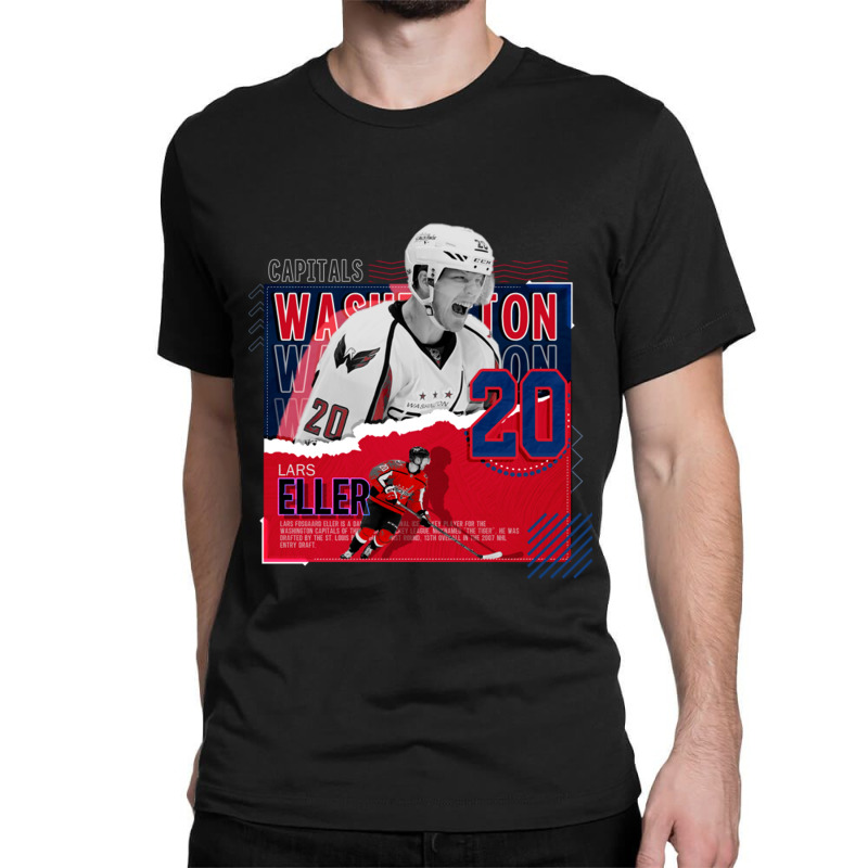 Lars Eller Hockey Paper Poster Capitals Classic T-shirt by LakeshaHughlett | Artistshot