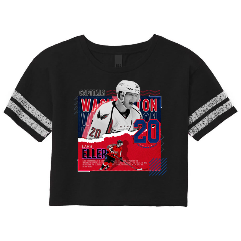 Lars Eller Hockey Paper Poster Capitals Scorecard Crop Tee by LakeshaHughlett | Artistshot