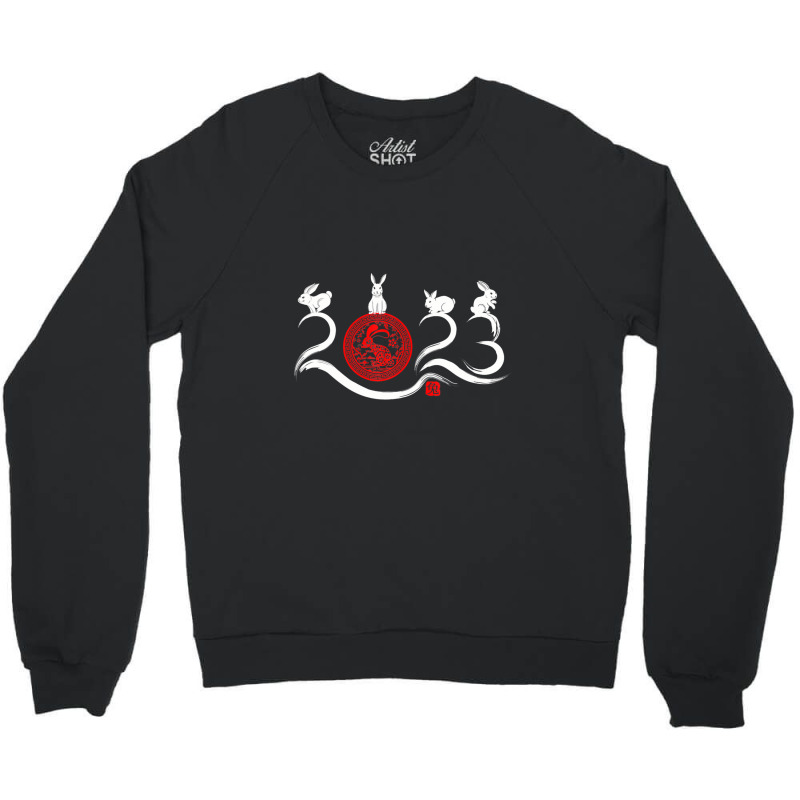 Year Of The Rabbit 2023 Chinese Zodiac Chinese New Year Crewneck Sweatshirt | Artistshot