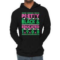 Womens Pretty Black And Educated J15 Founder's Day Aka Women V-neck Lightweight Hoodie | Artistshot