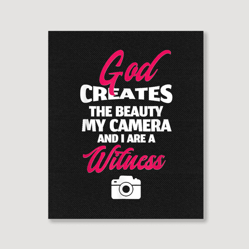 Funny Quote Retro Photography Quote Portrait Canvas Print | Artistshot