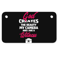 Funny Quote Retro Photography Quote Motorcycle License Plate | Artistshot