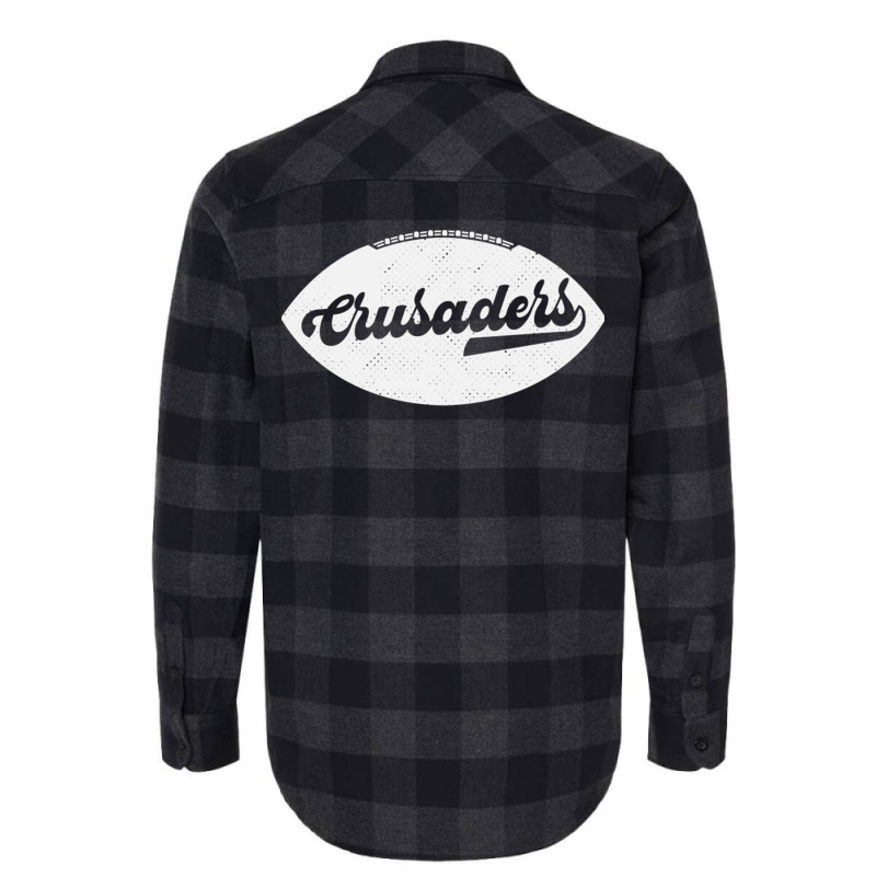 Retro Crusaders Football Flannel Shirt | Artistshot