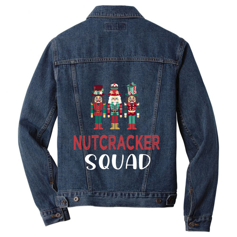 Nutcracker Squad Holiday Christmas Boy Girls Women Men Cute Men Denim Jacket | Artistshot