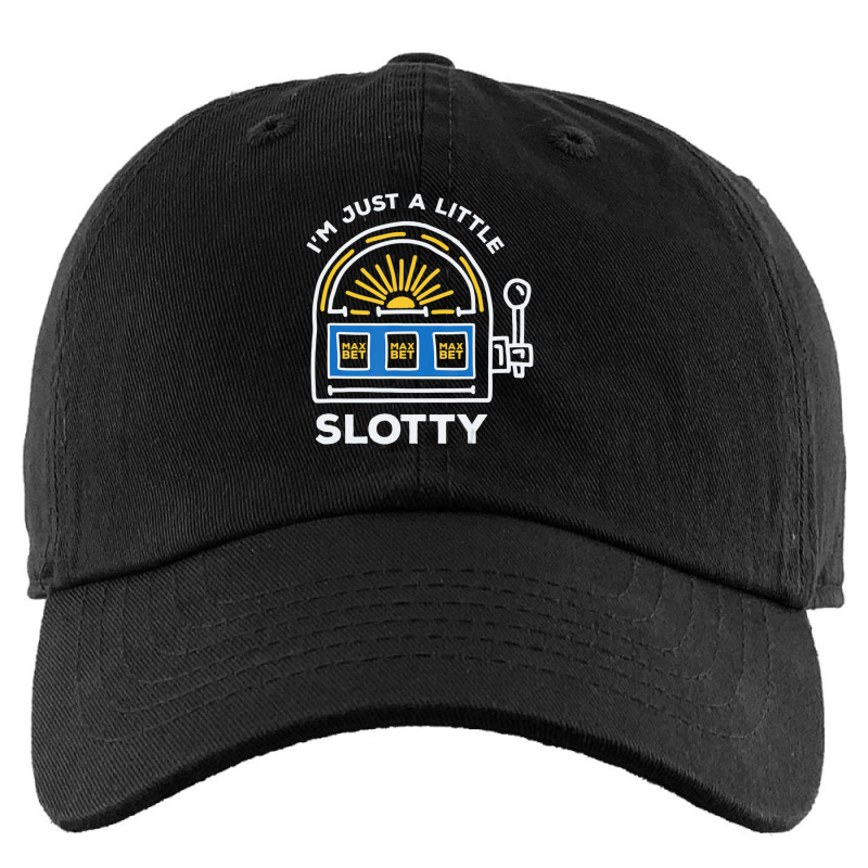 Funny Gambling I'm Just A Little Bit Slotty Kids Cap | Artistshot