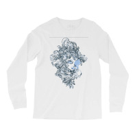 Her Face In The Waves Long Sleeve Shirts | Artistshot