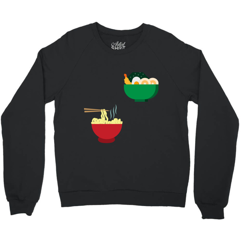 Classic Ramen Noodles  Classic Crewneck Sweatshirt by AYESHAJOHNSON | Artistshot