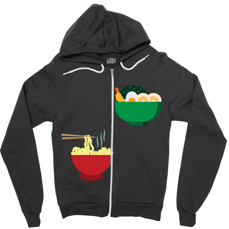 Classic Ramen Noodles  Classic Zipper Hoodie by AYESHAJOHNSON | Artistshot