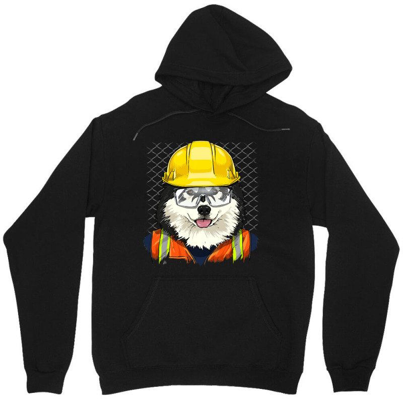 Alaskan Malamute Construction Worker Alaskan Malamute Dog 234 Unisex Hoodie | Artistshot