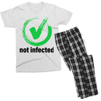 Not Infected Men's T-shirt Pajama Set | Artistshot