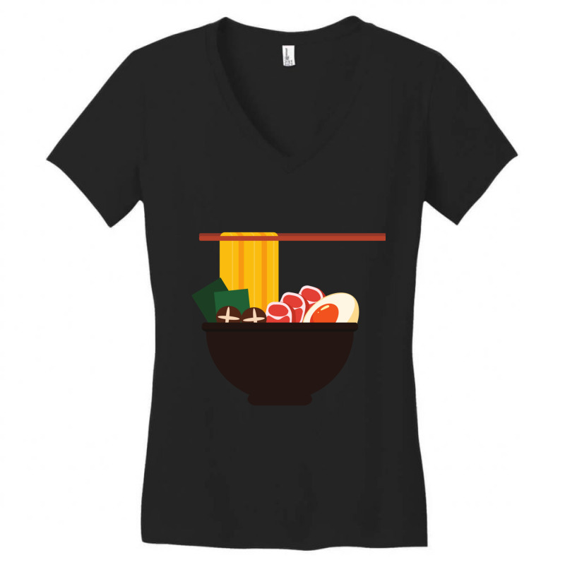 Classic Ramen Noodles Classic Women's V-Neck T-Shirt by AYESHAJOHNSON | Artistshot