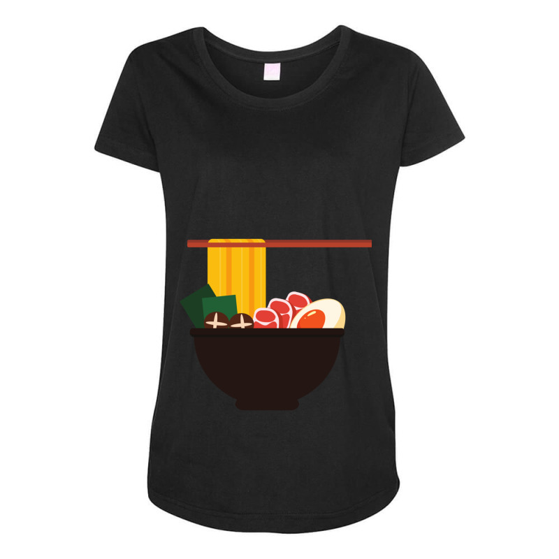 Classic Ramen Noodles Classic Maternity Scoop Neck T-shirt by AYESHAJOHNSON | Artistshot